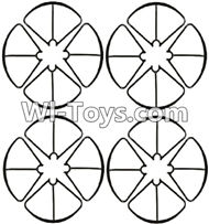 JJRC H11 H11C H11D Parts-12 Outer protect frame(16pcs) For JJRC H11 H11C H11D Quadcopter Spare parts,RC drone Parts,2.4G UFO Parts